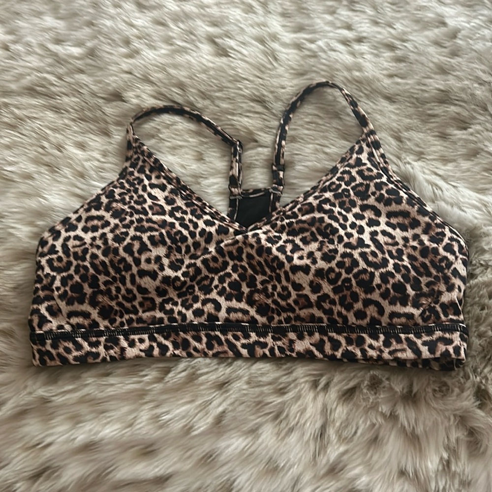 leapord sports bra